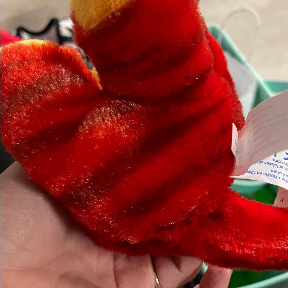 Build-A-Bear Mini Beans Red Raptor Plush - Picture 4 of 6